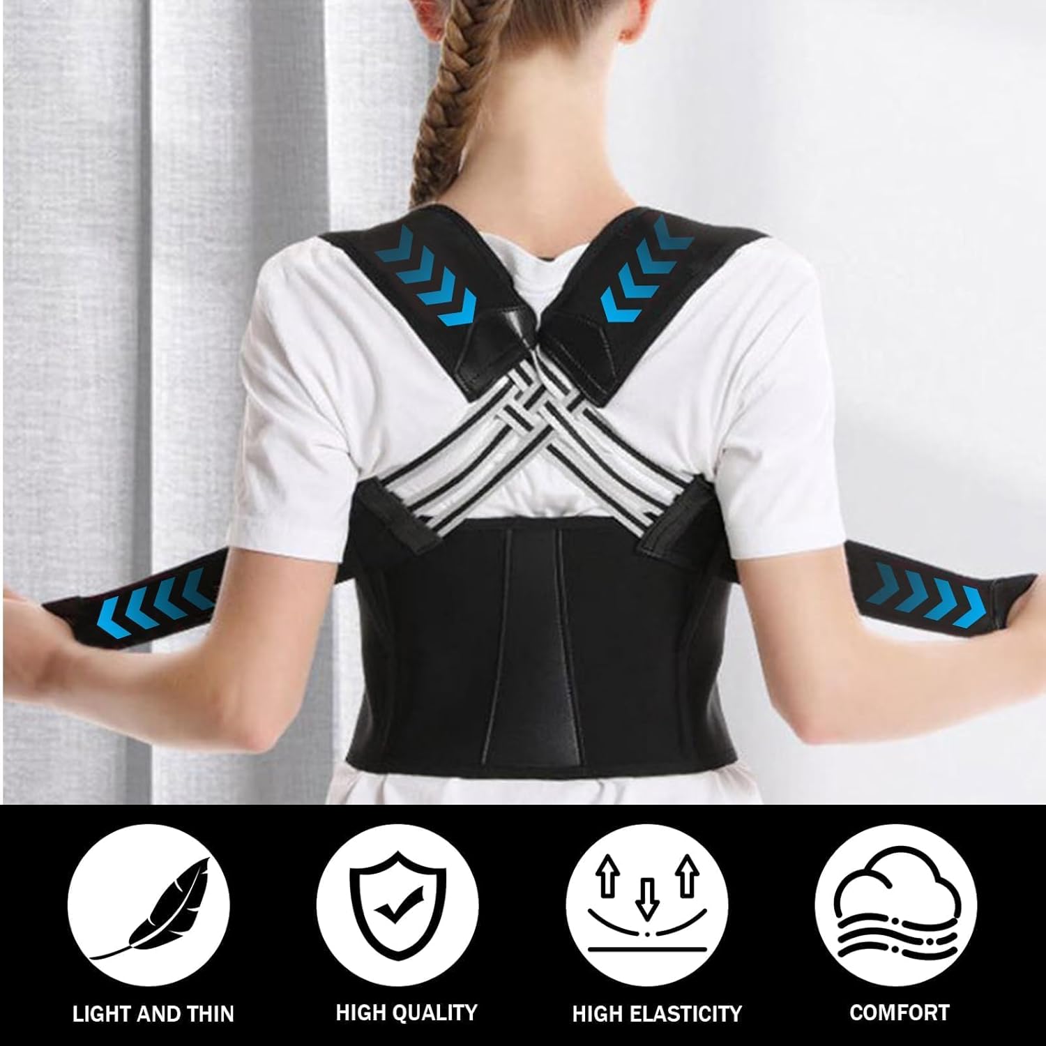 TaimeiMao Adjustable Back Posture Belt
