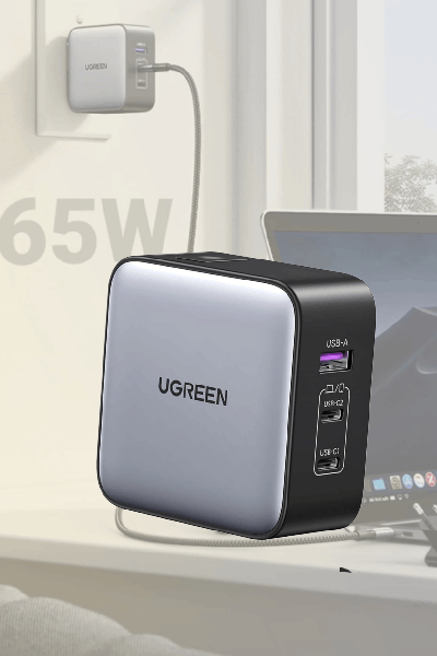 UGreen 65 Watt USB C Travel Charger 