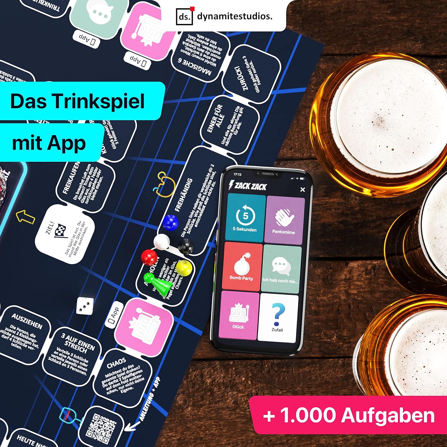 Zack Zack Drinking Game With App