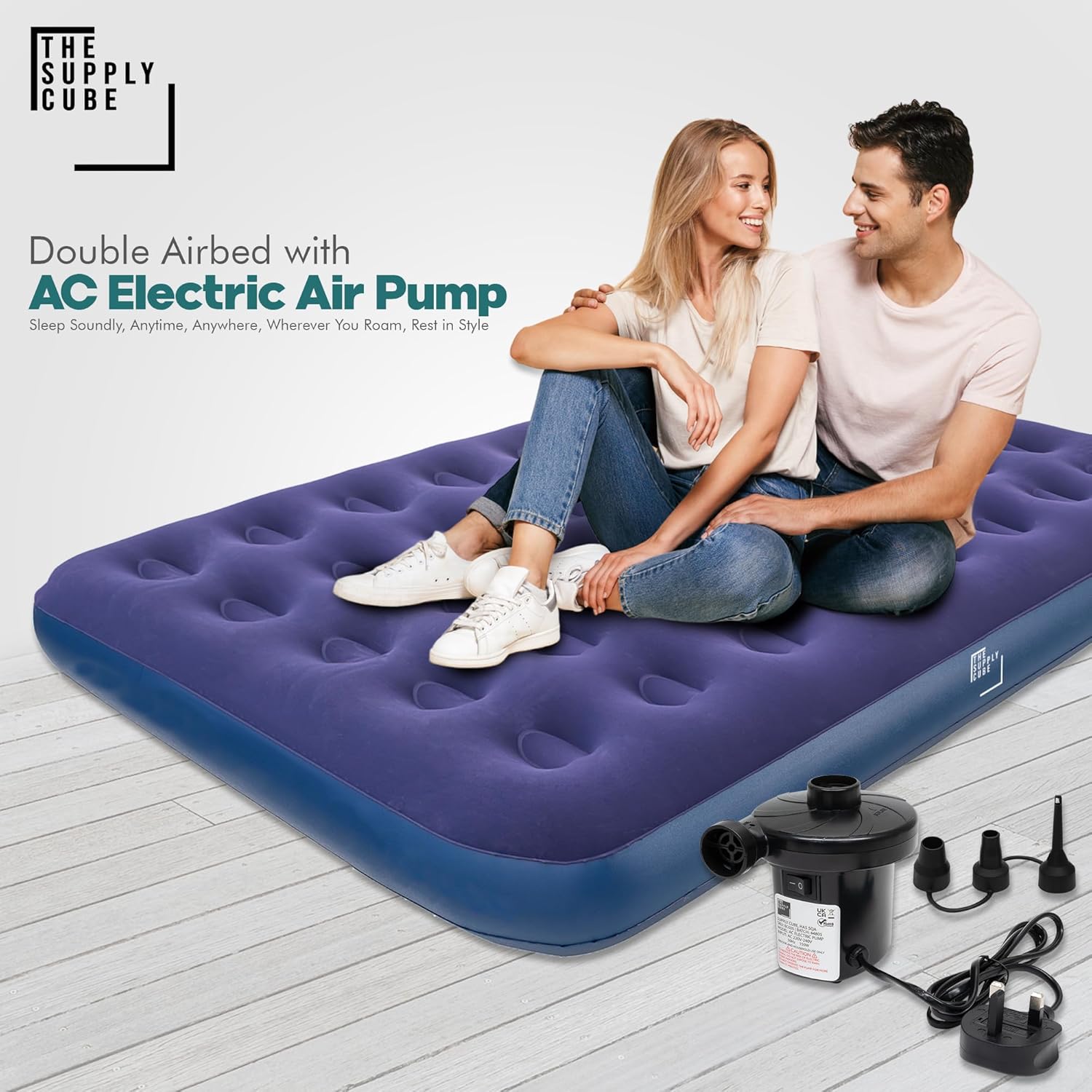 Supply Cube Double Air Bed