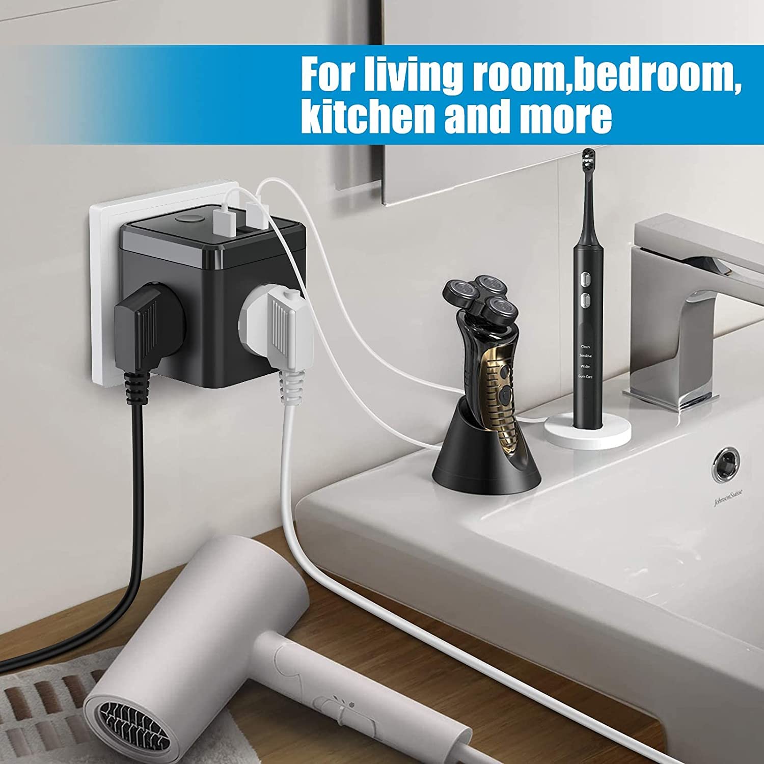 USB Cube Socket Power Strip