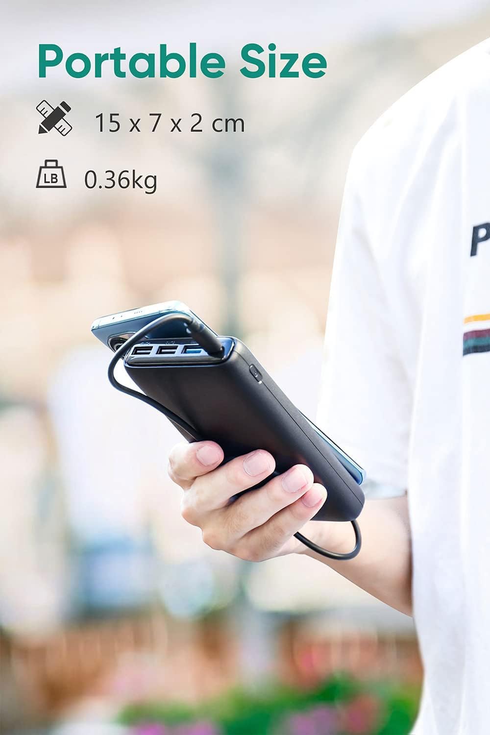 ADDTOP Portable Charger Power Bank