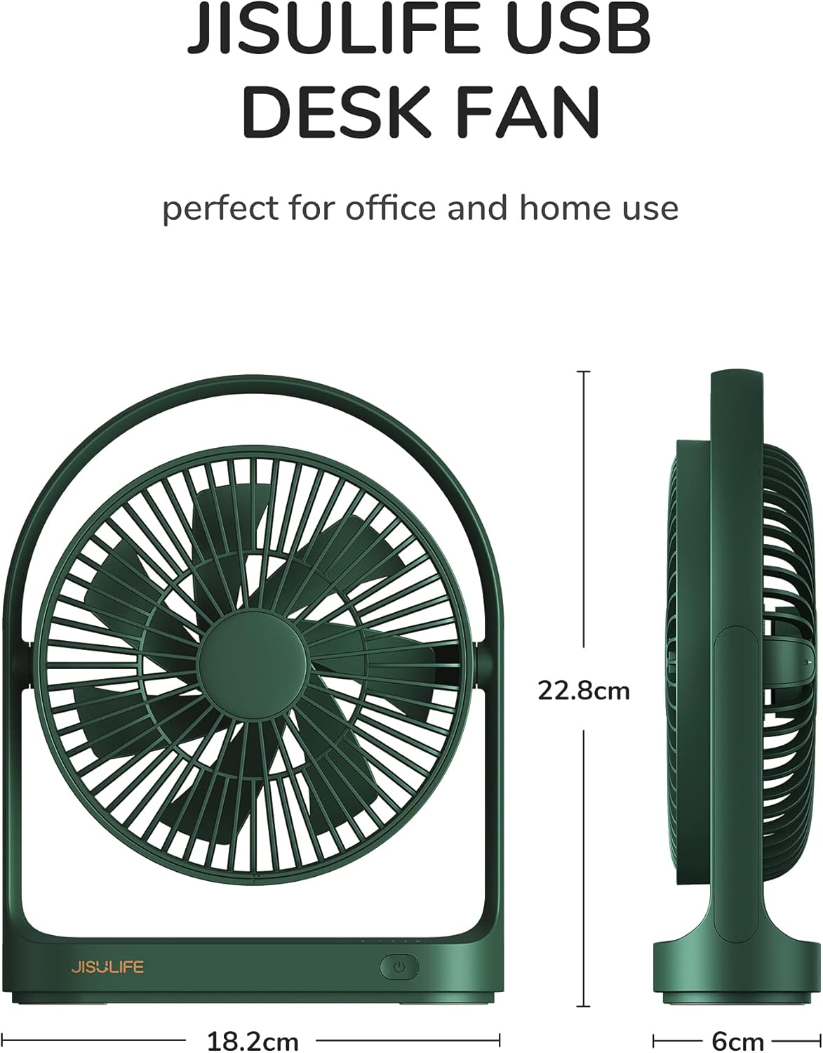 JISULIFE Desk Fan