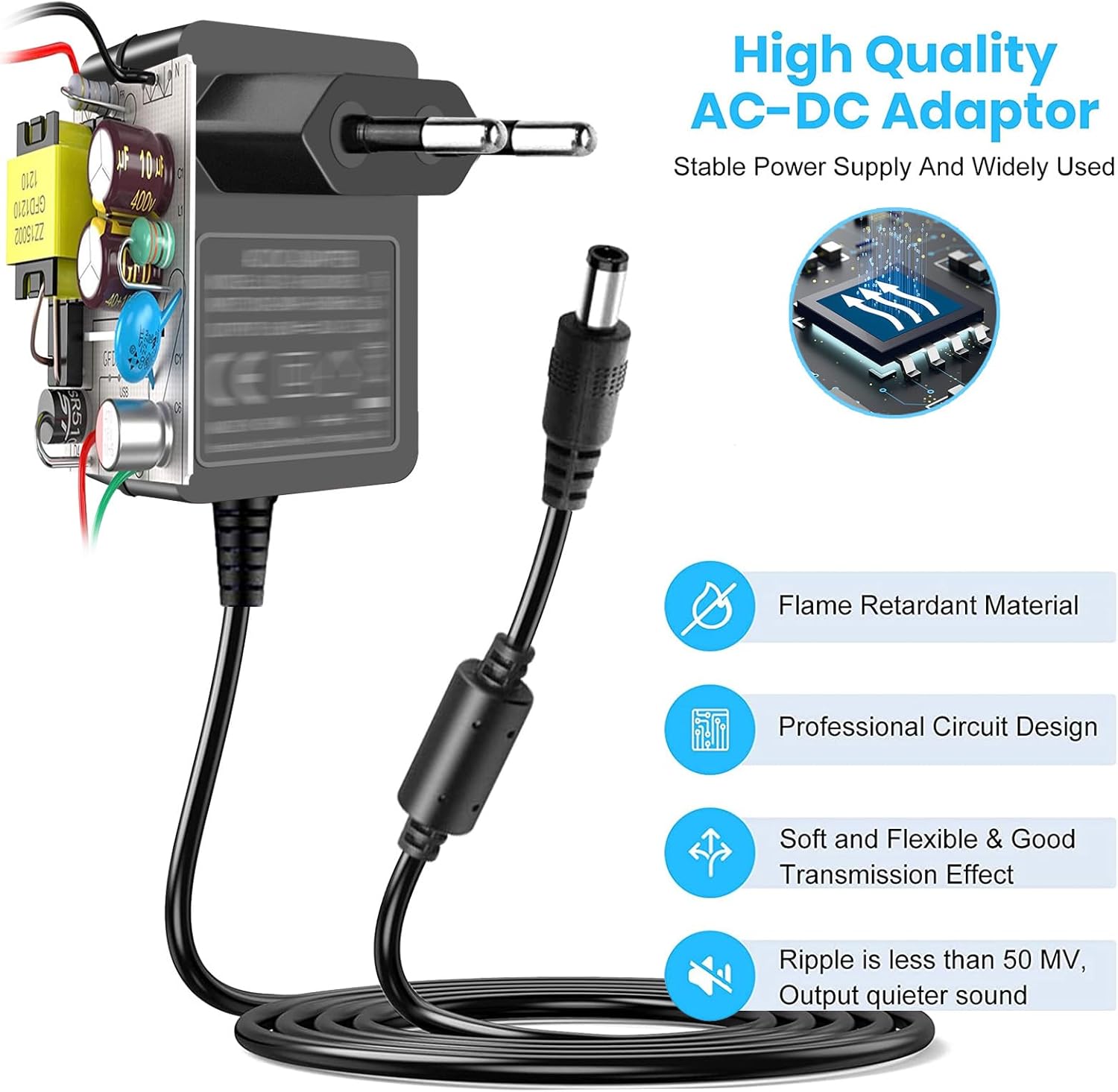 18V AC To DC 1A Power Supply Adapter
