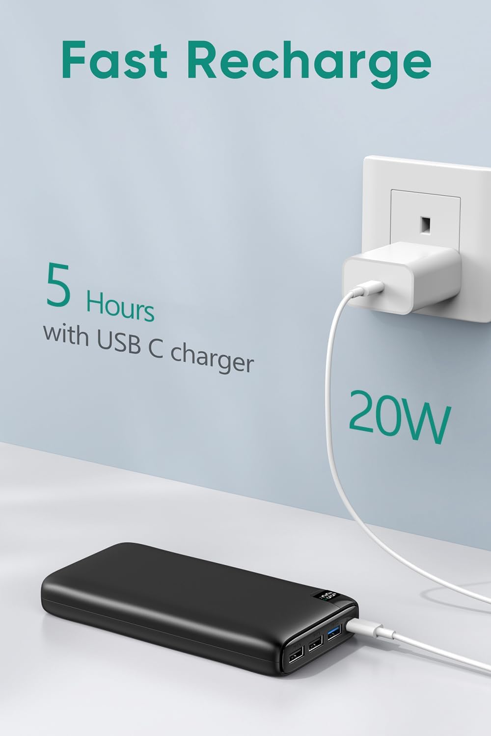 ADDTOP Portable Charger Power Bank