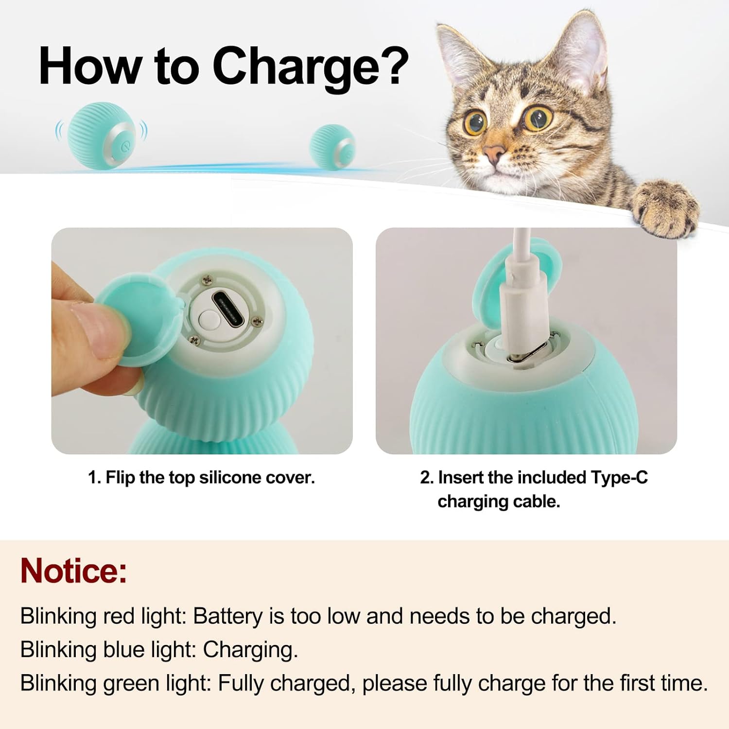 Interactive Cat Ball Toy