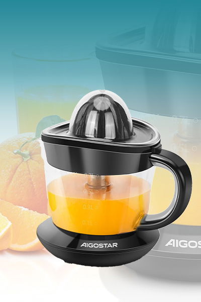 Aigostar Orange Electric Citrus Juicer