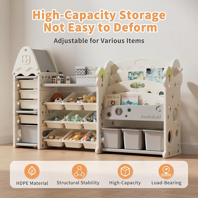 Linor Kids Toy Storage Organizer