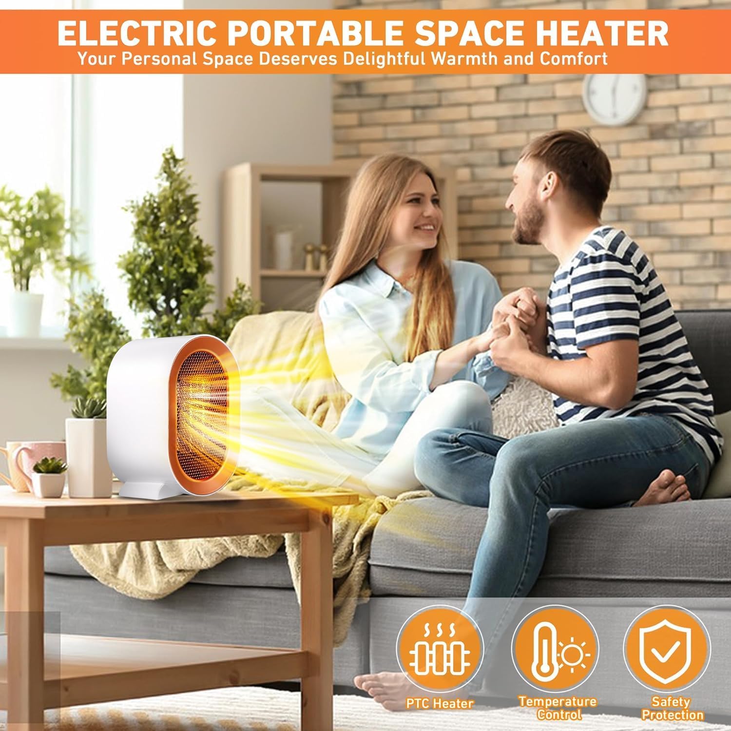 Ceramic Plug In Fan Heater