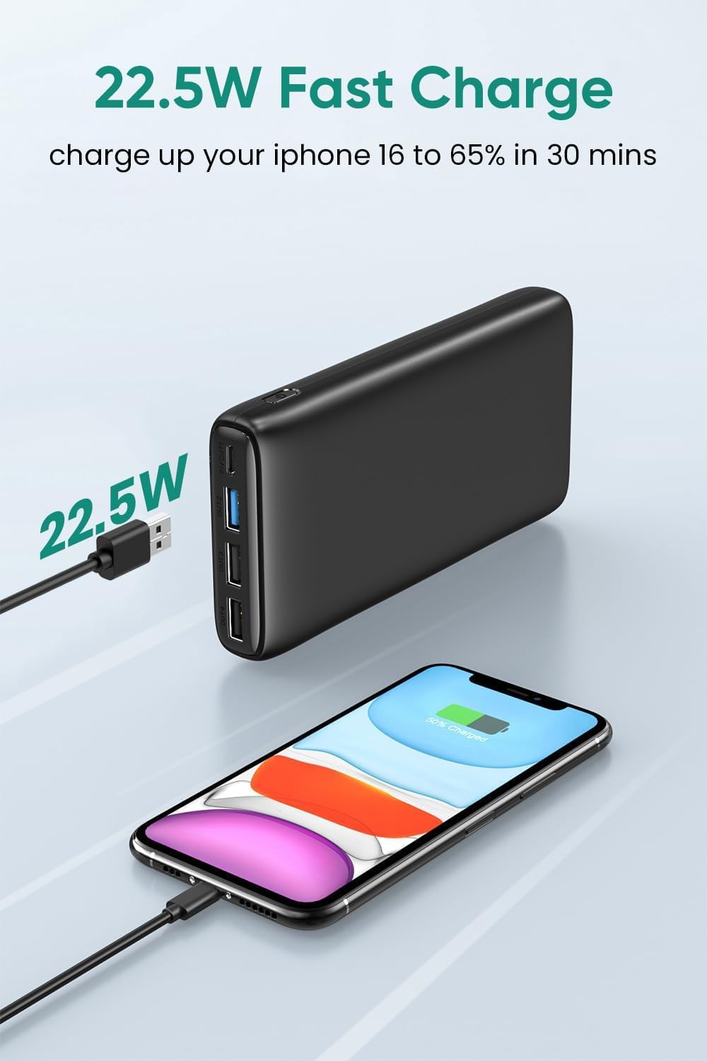 ADDTOP Portable Charger Power Bank