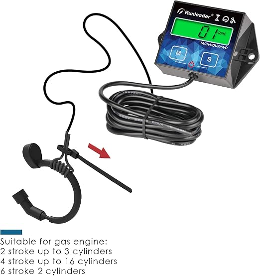 Runleader Digital Tach/Hour Meter