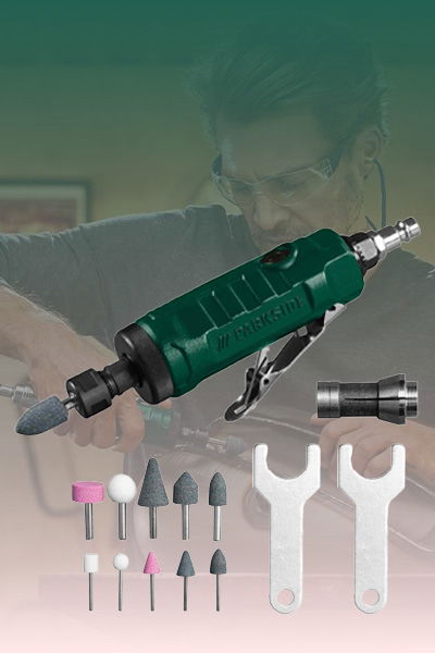 Parkside Compressed Air Die Grinder Kit Set Pdss 16 A1