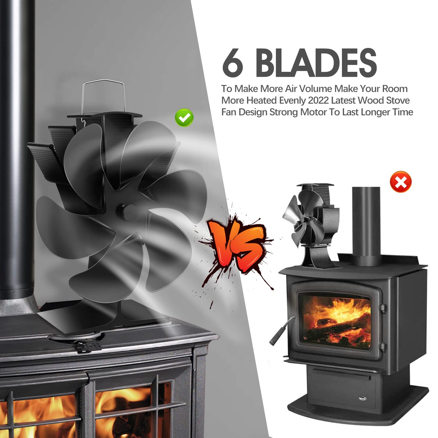Heat Powered Stove Fan,